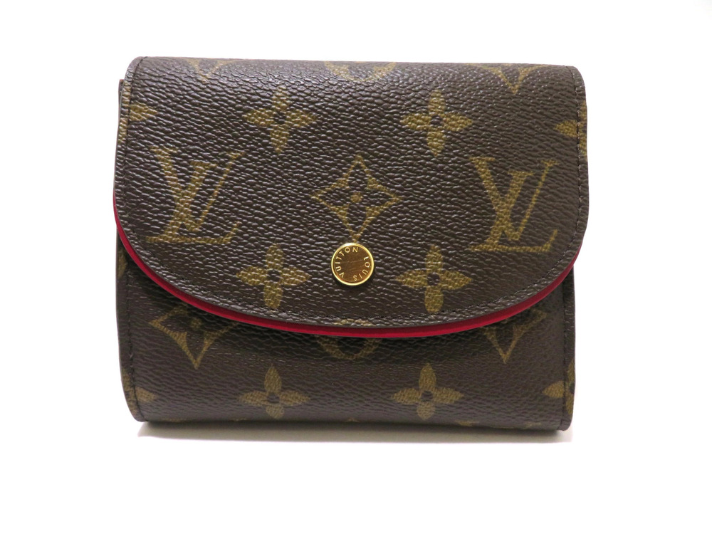 LOUIS VUITTON Portefeuille Ariane Monogram Fuschia Pink